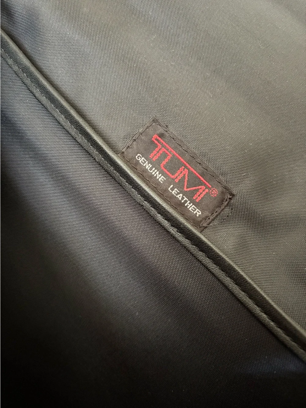 Tumi Leather Messenger Bag Briefcase